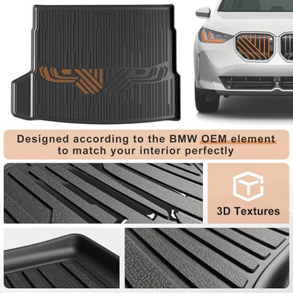 Trunk Mat All Weather Liner for 2025 2026 BMW X3 Accessories