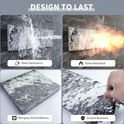 GWP02S Marble Grain Garage Wall Protector Car Door Protectors