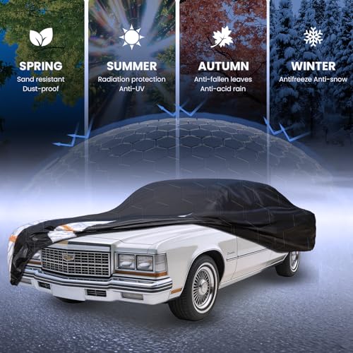 Multi Layer Car Cover Custom Fit for Cadillac DeVille