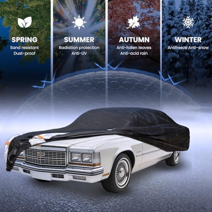 Multi Layer Car Cover Custom Fit for Cadillac DeVille