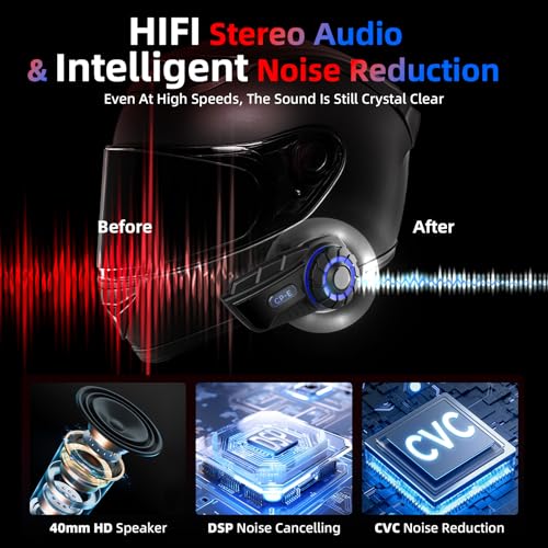 Motorcycle Intercom Headset
