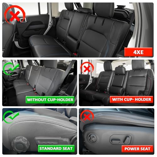 Wrangler JL Seat Covers Custom Fit for Jeep Wrangler