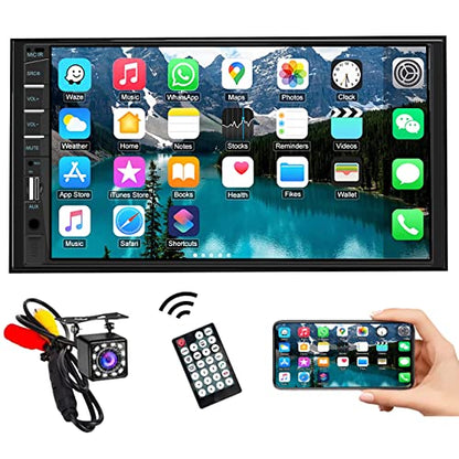Car Stereo Double Din Radio with Bluetooth Car Audio Receivers