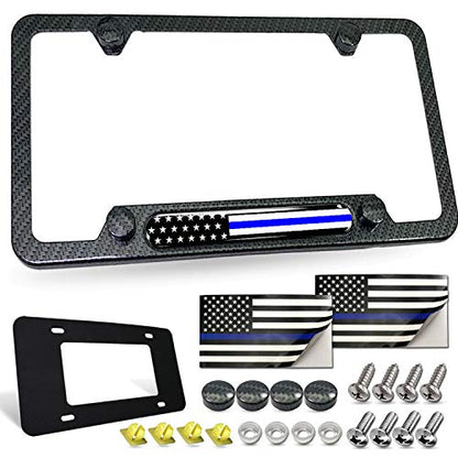 Police Thin Blue Line License Plate Frame