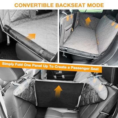 Dog Car Seat Cover for Back Seat