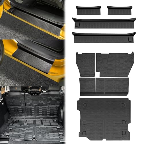 Cargo Mats with Door Sill Guards for 2018