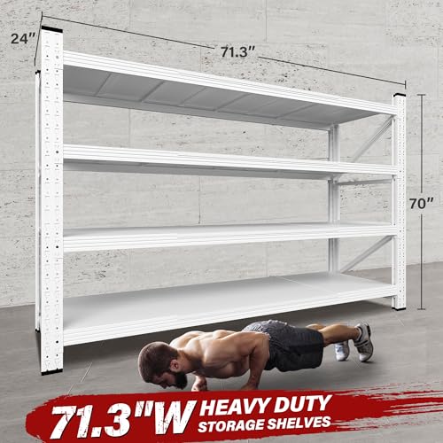 71.3" Wide Heavy Duty Garage Shelving Units