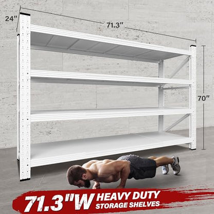 71.3" Wide Heavy Duty Garage Shelving Units