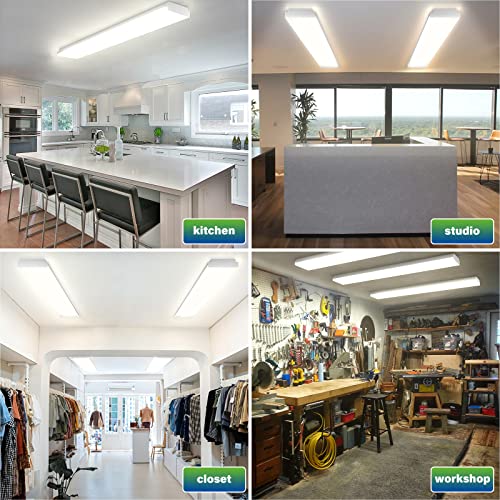 4FT LED Wraparound 40W Shop Lights for Garage (4 Count)