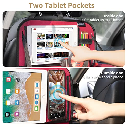 Car Backseat Organizer with Foldable Tablet Holder (18.6952 Ounce)