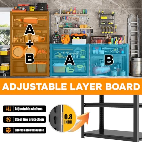 4 Tier Garage Shelving
