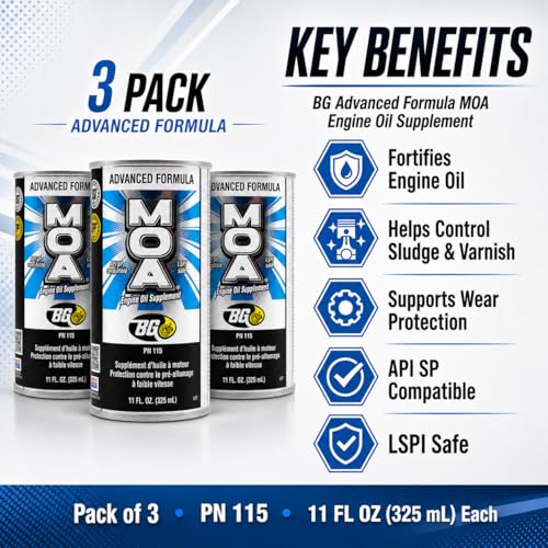 BG Advanced Formula MOA PN 115 Motor Oil Additive (33 Fl Oz)