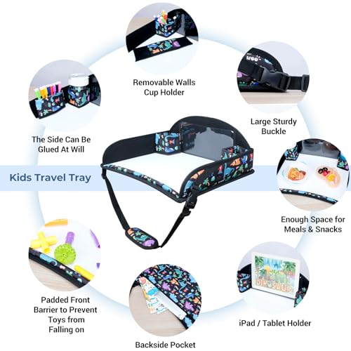 Kids Travel Tray for Toddler Car Seat