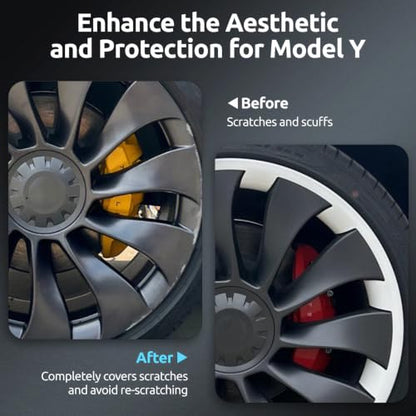 Wheel Rim Protector for Tesla Model Y Performance 21 Inch Überturbine Wheels All