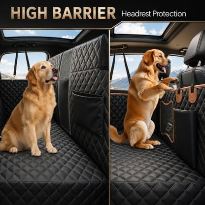 High Barrier Dog Car Seat Cover