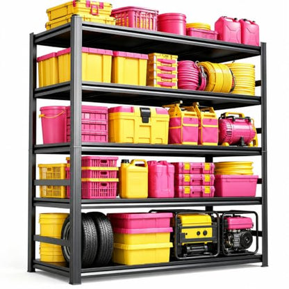 Garage Shelving 3000 LBS Adjustable Metal Storage Shelves