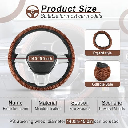 Elastic Stretch Steering Wheel Cover