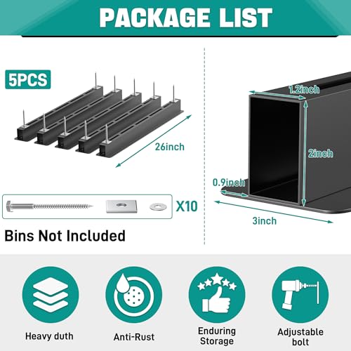 Ceiling Storage Rack (5 Count)