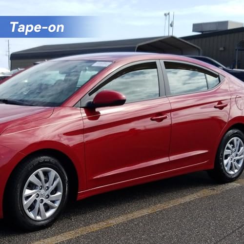 Window Visors Rain Guards for 2017 2018 2019 2020 Hyundai Elantra