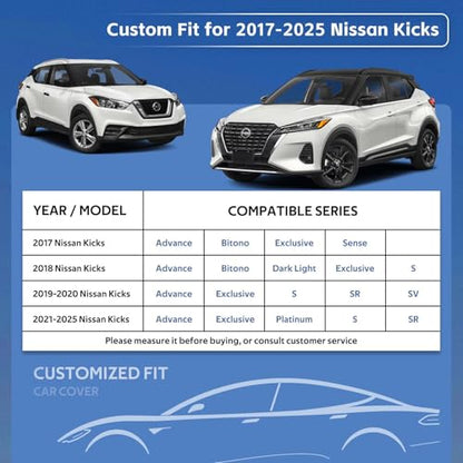 10 Layers SUV Car Cover Custom Fit for Nissan Kicks