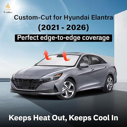 Windshield Sun Shade Compatible for Hyundai Elantra 2021