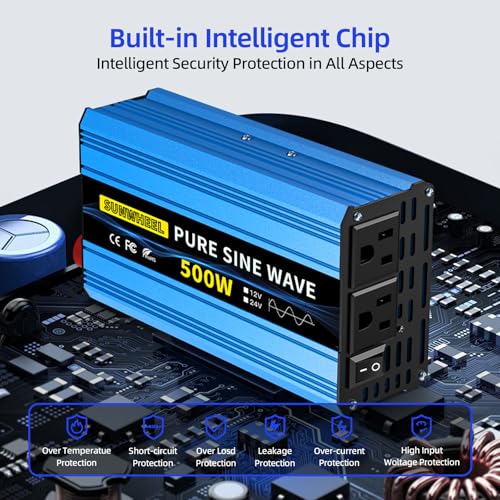 500W 24V Pure Sine Wave Inverter