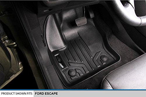 MAXLINER Custom Fit Floor Mats 2 Row Liner Set Compatible with 2013