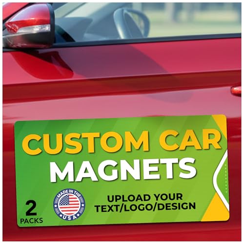 Custom Car Magnet 12x24 Inch 30 Mil 2 Pack