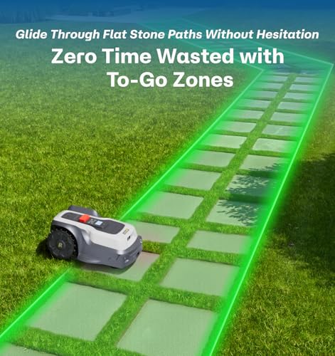 T1200Pro Robot Lawn Mower with RTK Extension Cable for 0.37 Acre