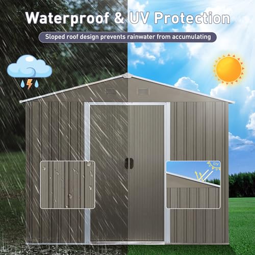 6x8 FT Outdoor Storage Shed