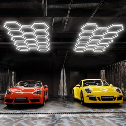 Hexagon Garage Lights (57 Count)