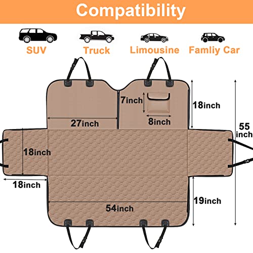 Back Seat Pet Cover for Dogs
