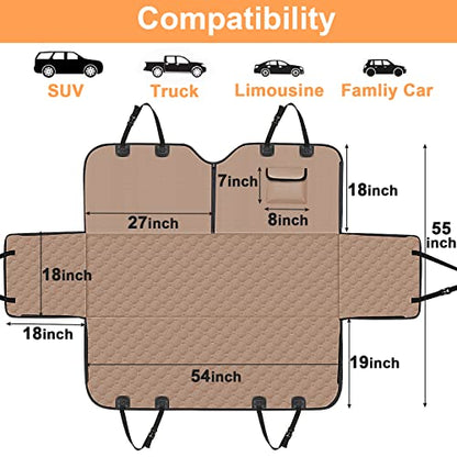 Back Seat Pet Cover for Dogs