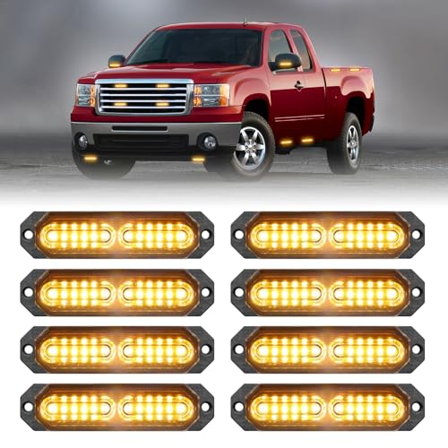 1200T Emergency Strobe Grille Lights (8 Count)
