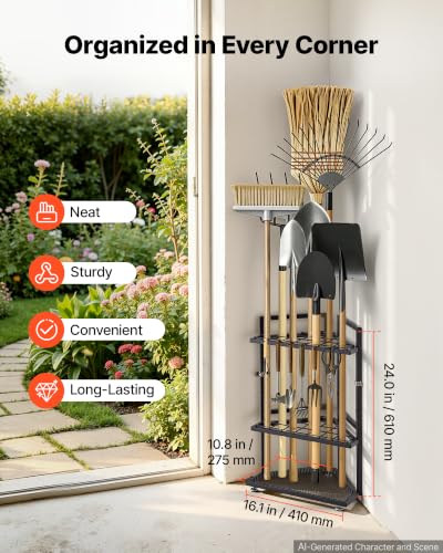 Garden Tool Organizer for Corner