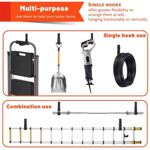 4 Pack Garage Storage Hooks (4 Count)
