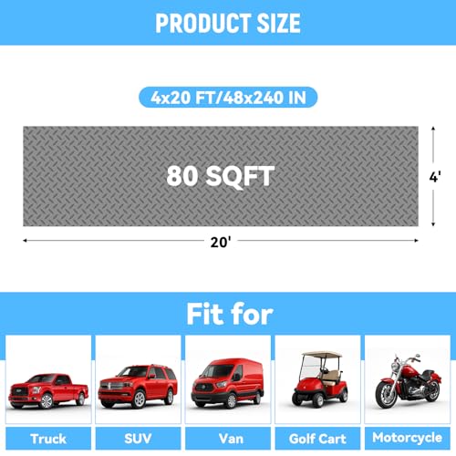 4x20 FT Garage Floor Mat