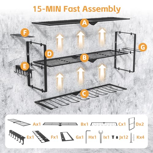 Power Tool Organizer Wall Mount Cordless