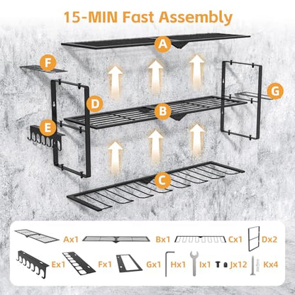 Power Tool Organizer Wall Mount Cordless