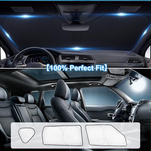 8pcs Thicken Sun Shades for Kia Soul 2014 (8 Count)