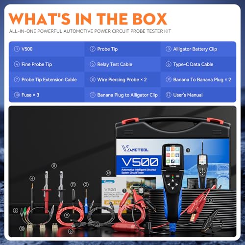 Automotive Power Circuit Probe Tester Kit VDIAGTOOL V500