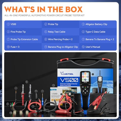 Automotive Power Circuit Probe Tester Kit VDIAGTOOL V500