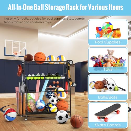 Sports Equipment Garage Organizer
