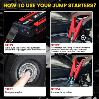 4000A Car Battery Jump Starter