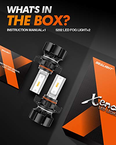 2504 PSX24W LED Fog Lights Bulbs (2 Count)