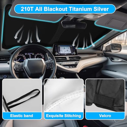 Car Windshield Sun Shade for Toyota Camry Sun Shade 2018