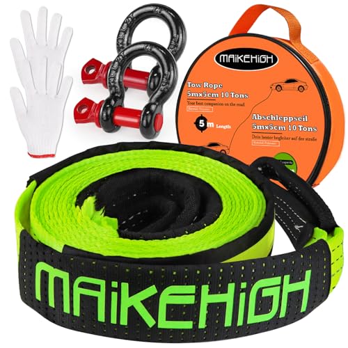Tow Strap Heavy Duty with Hooks (2 Count)