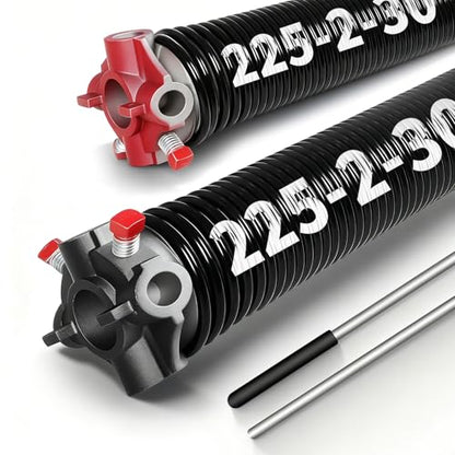 Pair of 2" Garage Door Torsion Springs 0.225X2"X30"