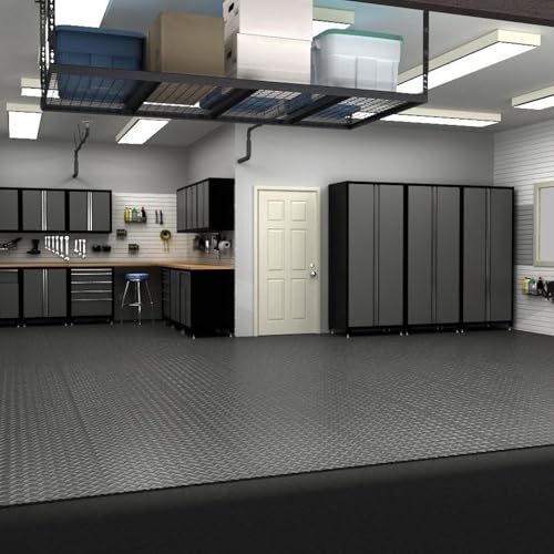 7.5Ft x 17Ft Rubber Flooring Mats 1.6mm Diamond Plate Flooring Roll