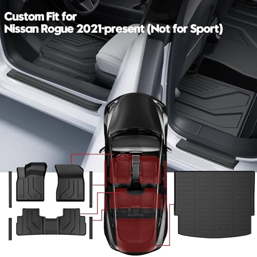 Floor Mats for Nissan Rogue 2021